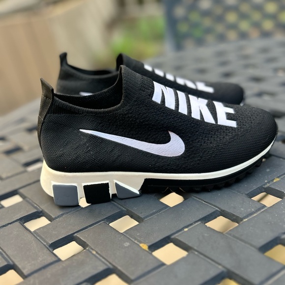 Nike Women’s Black and White Slip-On Sneakers - Picture 2 of 15